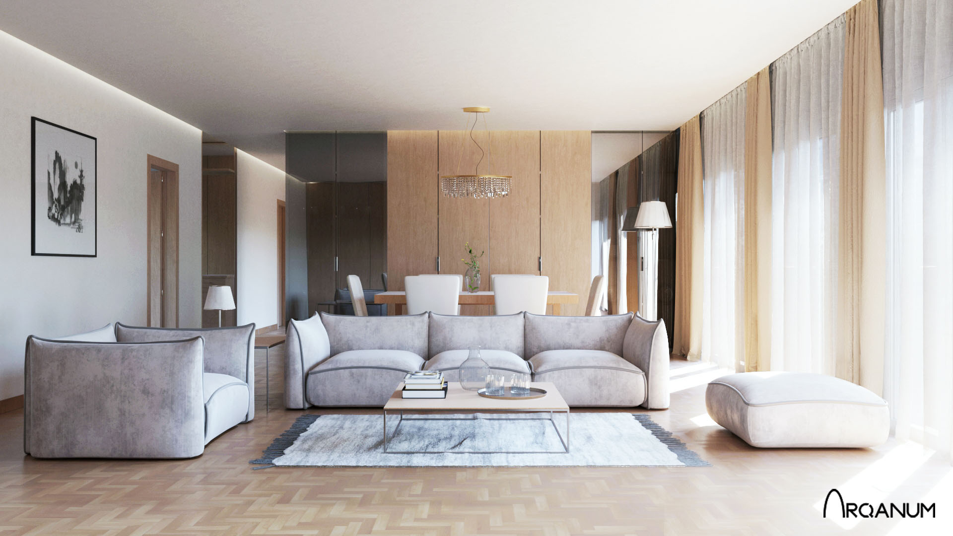 Edificio plurifamiliar en Almería, salón